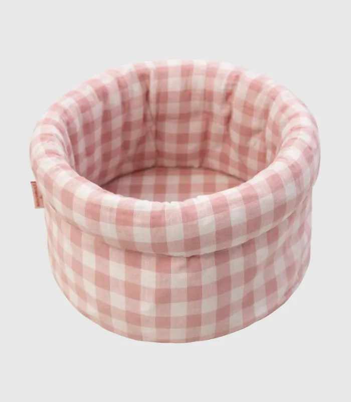 καλαθάκι οργάνωσης gingham 2