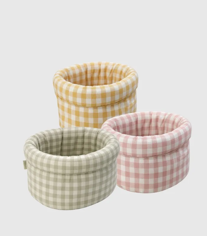 καλαθάκι οργάνωσης gingham